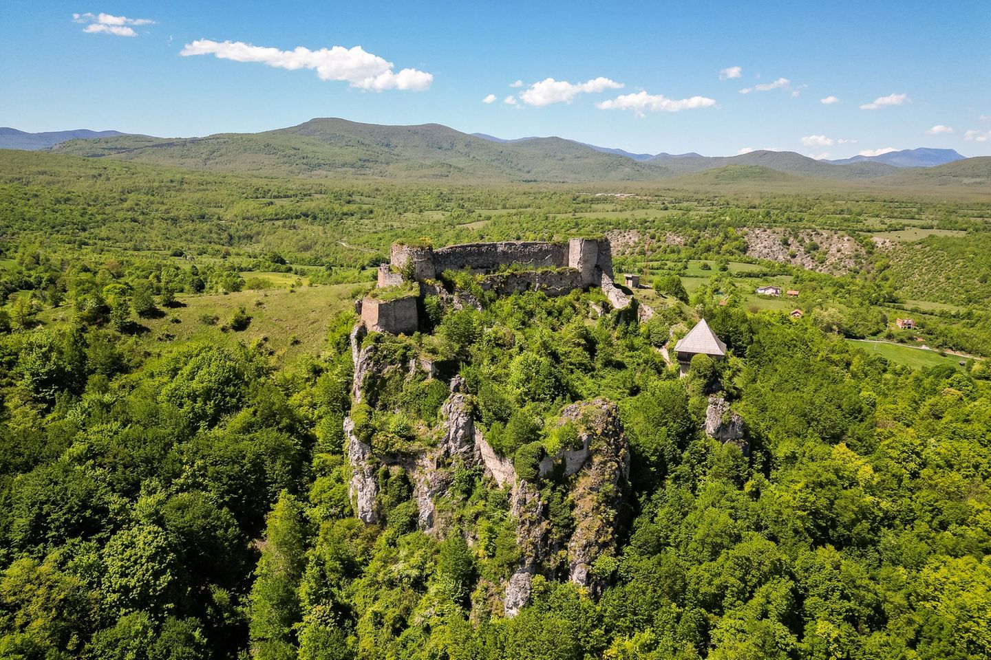 Burg Ostrovica im Una Nationalpark