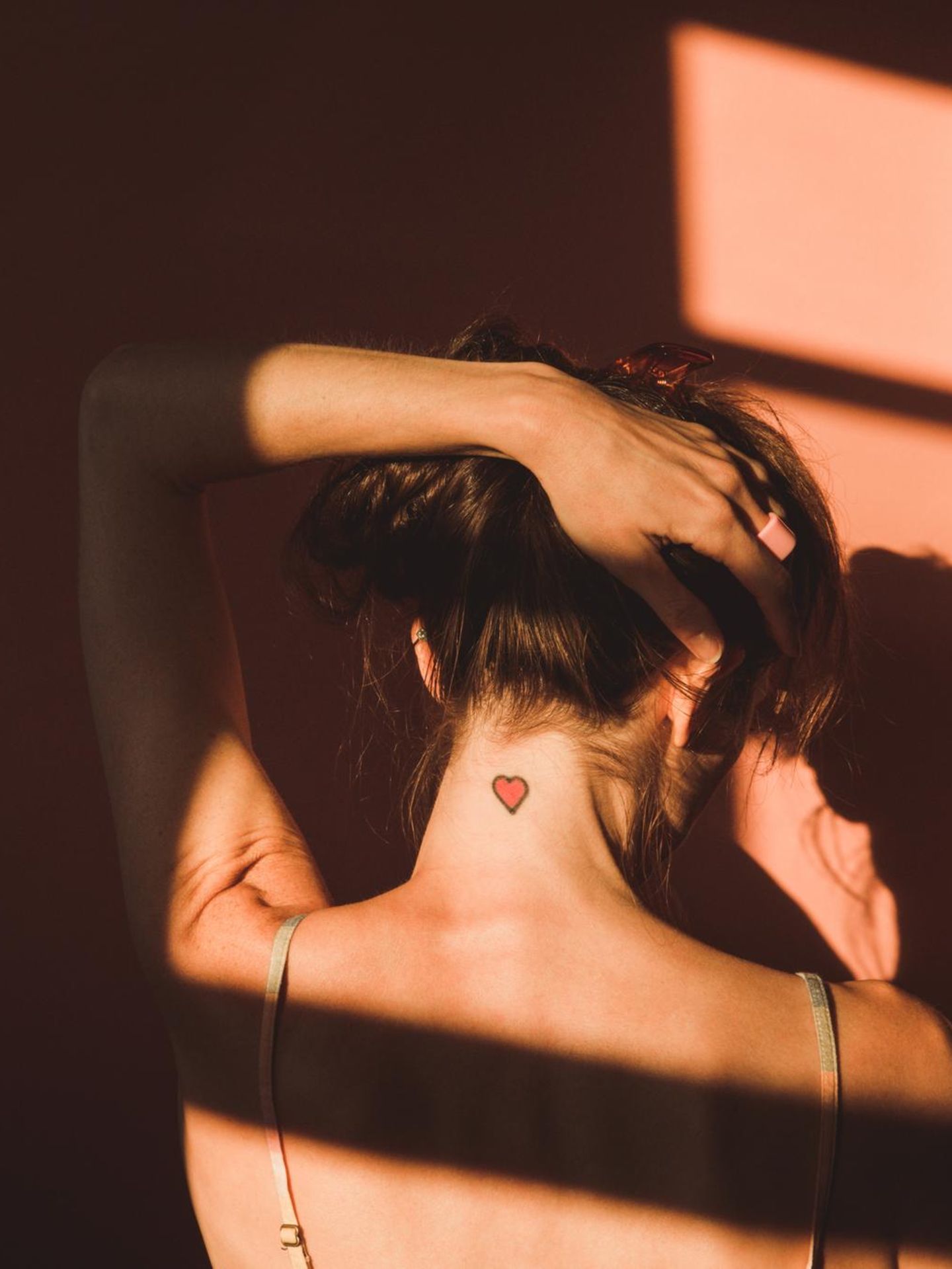 Rückenansicht einer Frau