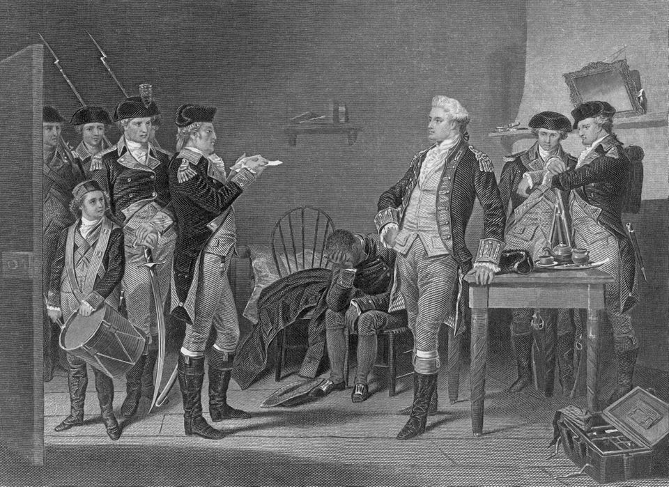 Szene vom Todesurteil John Andrés