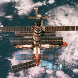 Die Raumstation Mir im Erdorbit