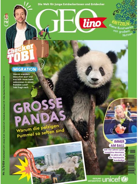 Cover GEOlino 03/2026: Pandas
