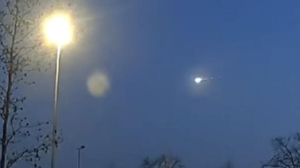 Meteorit über Koblenz