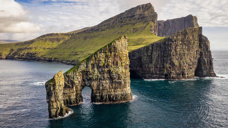 Insel Vágar auf den Faröer Inseln