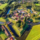 Luftaufnahme von Bourtange, Niederlande