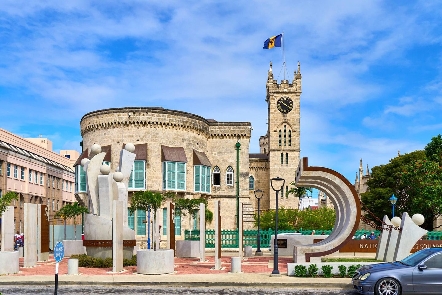 Trafalgar Square in Bridgetown auf Barbados
