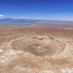 Beim Aufprall eines 45 Meter großen Meteoriten vor 50.000 Jahren im heutigen Arizona entstanden extreme Drücke und Temperaturen