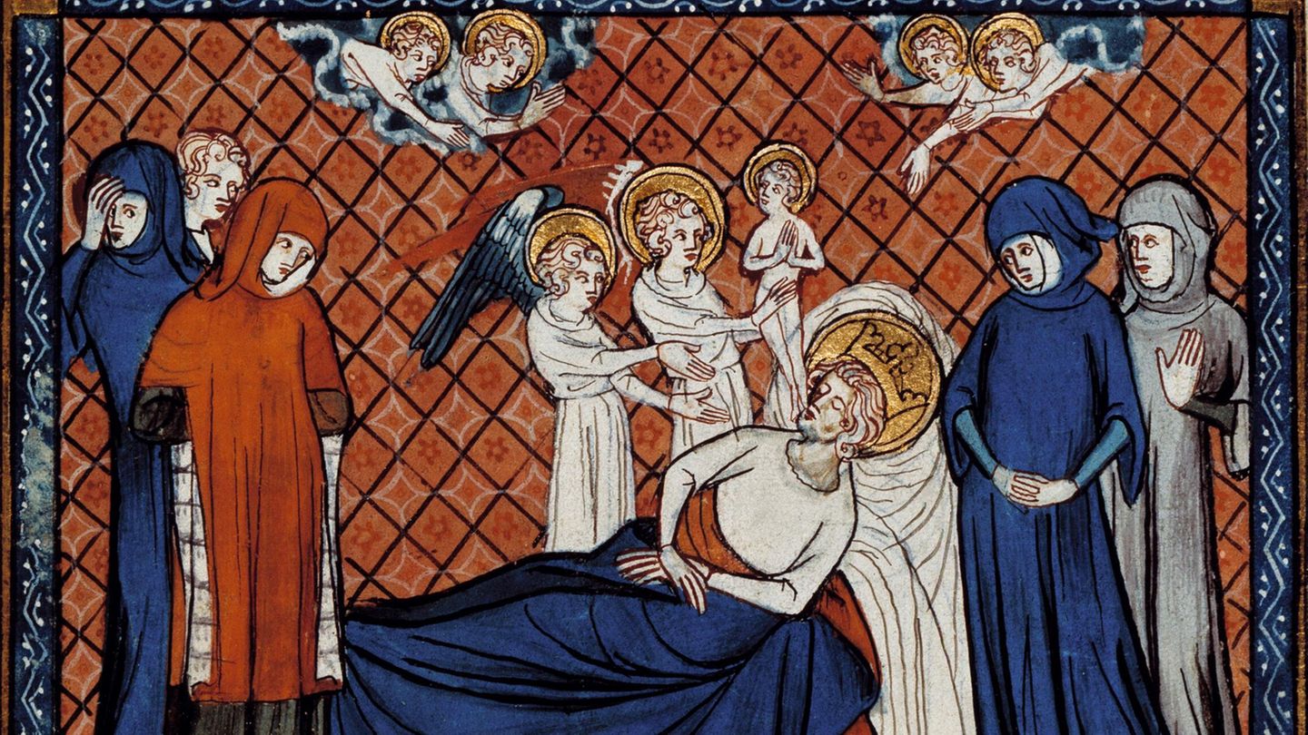 Darstellung des Leichnams von König Ludwig