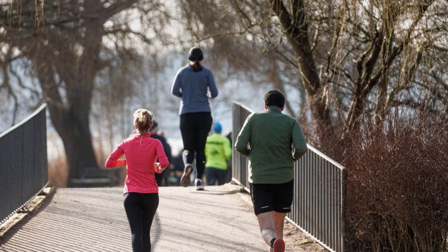 Früh joggen kann sich lohnen: In der Stadt ist die Pollenkonzentration morgens am niedrigsten. Foto: Markus Scholz/dpa/dpa-tmn