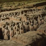 Terrakotta-Armee in der Grabanlage bei Xi’an