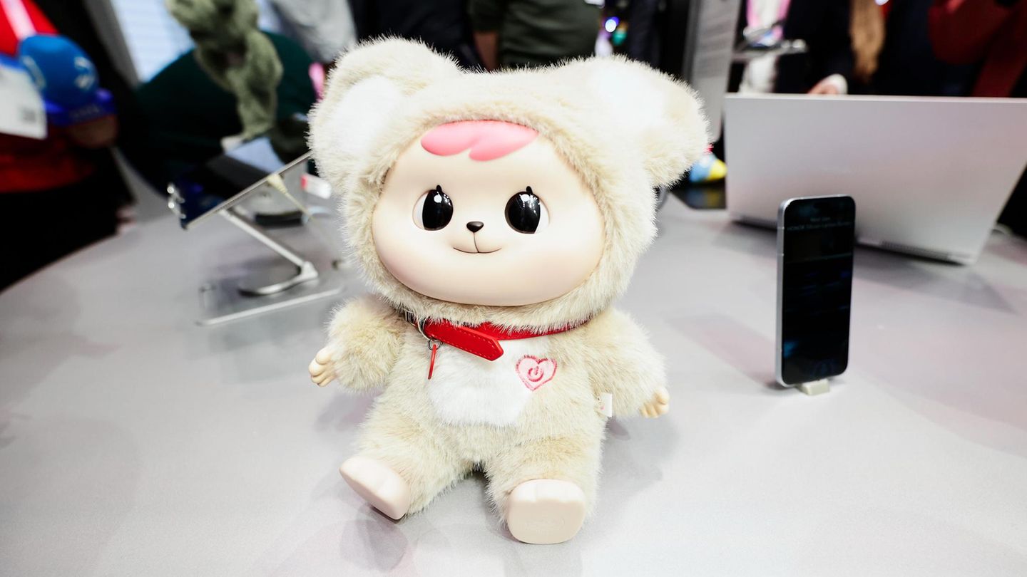 KI-Spielzeug auf einer Messe