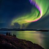 Aurora Borealis über dem Thingvellir See