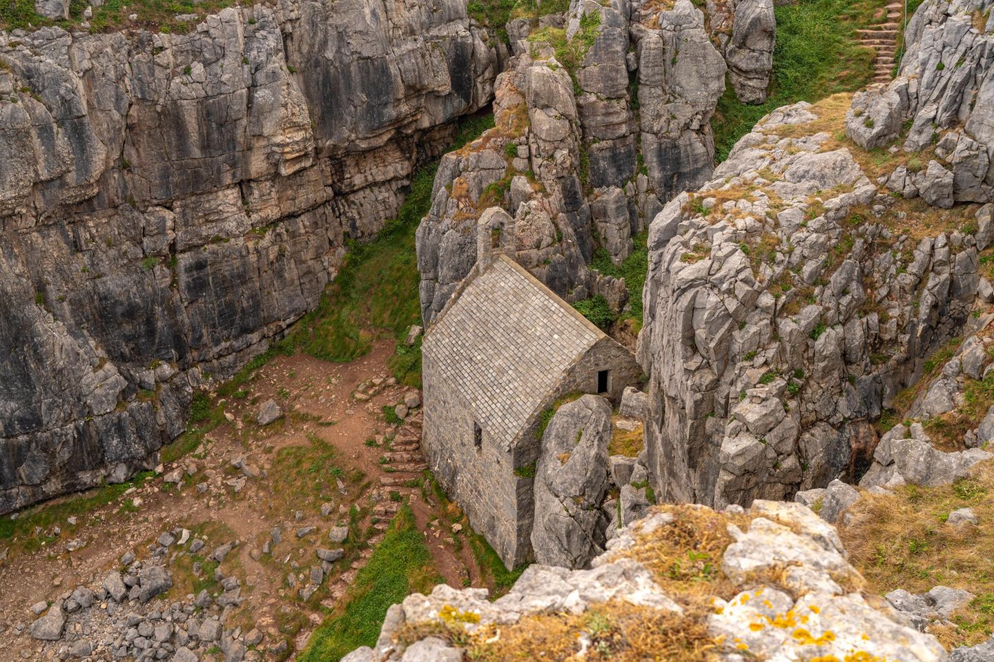 Die Kapelle St. Govan's Chapel