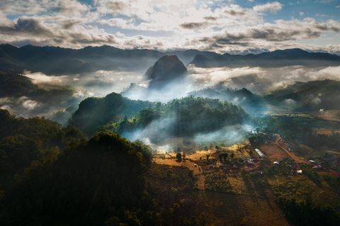 Annamitisches Kordillere im Nordosten von Laos