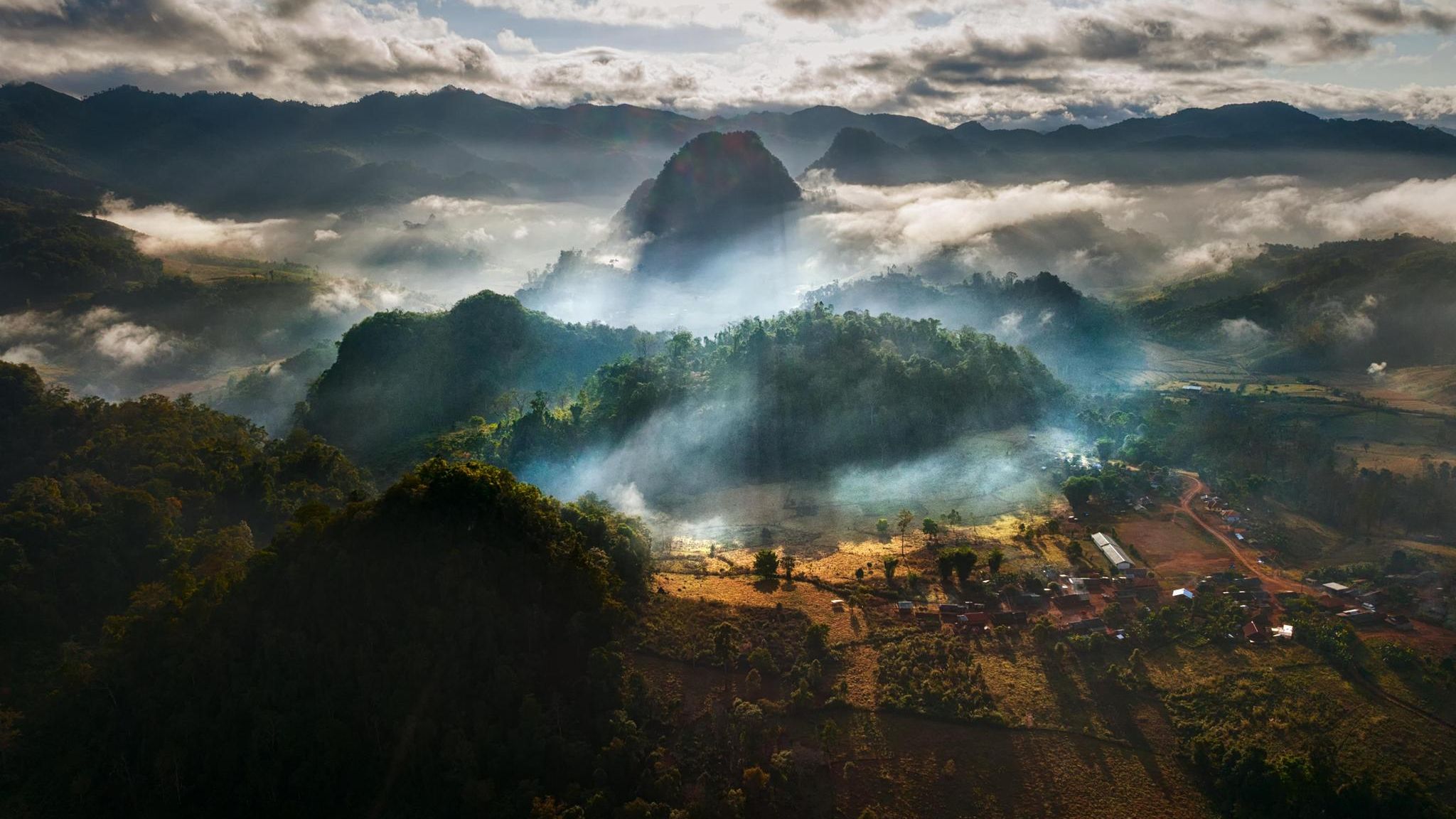Annamitisches Kordillere im Nordosten von Laos