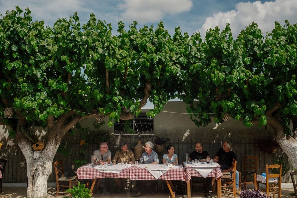 Mittagsmahl im-Ida-Gebirge