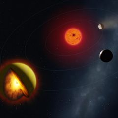Künstlerische Darstellung von L 98-59 d