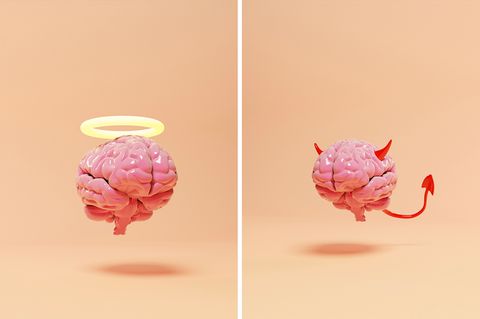 Welche Moral wir predigen und welche wir selbst befolgen, scheint zuweilen zwei verschiedenen Gehirnen zu entspringen. Diese zusammenzubringen, könnte die Aufgabe einer spezifischen Hirnregion sein – die bei manchen Menschen öfters an ihrer Aufgabe scheitert