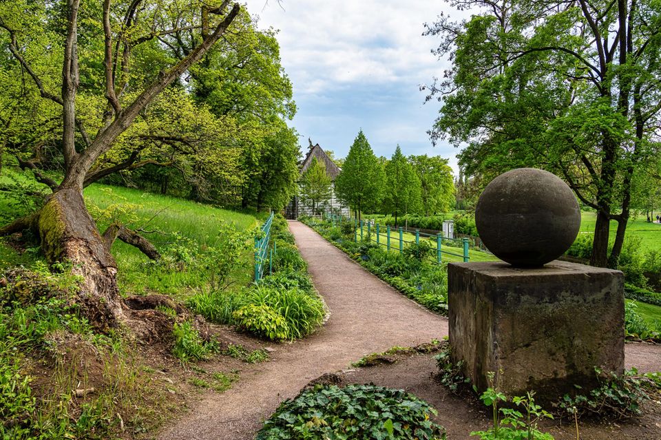 Gartendenkmal "Stein des guten Glücks"