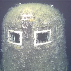 Kommandoturm des versunkenen Atom-U-Boots "Komsomolets"