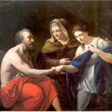 Als Annette Jantzen die Streichungen für die Leseordnung analysierte, fand sie heraus: Nur rund ein Drittel der biblischen Frauengestalten kommt in den gottesdienstlichen Lesungen vor, und deren Geschichten werden in aller Regel stark gekürzt. Von Sara, der Frau Abrahams, bleibt beispielsweise nur das Bild einer düsteren, hartherzigen Frau übrig. Dabei beschreibt die Bibel sie als komplexe Persönlichkeit mit einer eigenen Gottesbeziehung. Sie wird getäuscht, rächt sich, ist dennoch zur Liebe fähig. In dem Bildnis stellt Sara (Mitte) ihrem Mann Abraham die ägyptische Sklavin Hagar vor.  