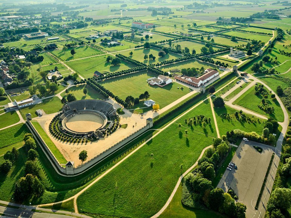 Xanten von oben