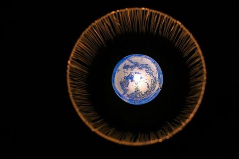 Kerzenlicht für den Planeten: Weltweit wird es bei der "Earth Hour" nach und nach dunkel. Foto: Elisa Schu/dpa