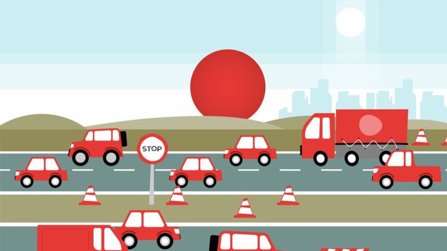 Stop-and-Go und Staus: Das sind alljährlich die Aussichten auf den Autobahnen über Ostern - welche Reisetage bieten sich an? Fot