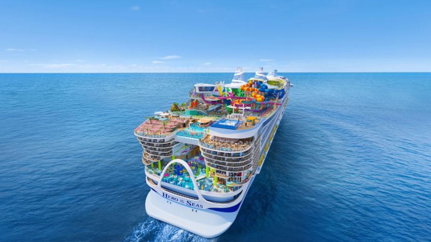 365 Meter lang und Platz für mehr als 5.600 Passagiere: Die "Hero of the Seas" soll im August 2027 erstmals in See stechen. Foto