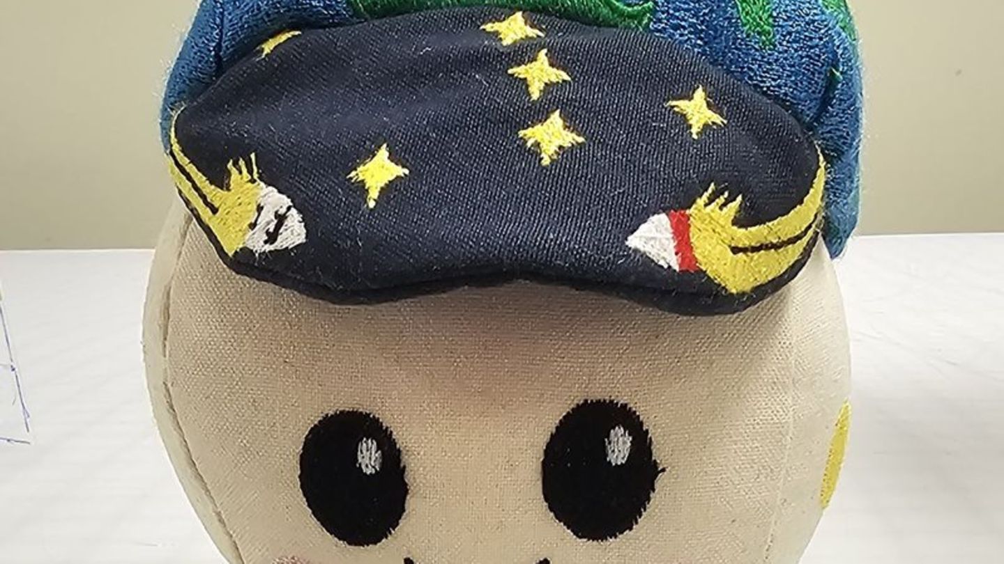 Das Schwerelosigkeits-Maskottchen "Rise" begleitet die Mission "Artemis 2". Foto: -/Nasa/dpa