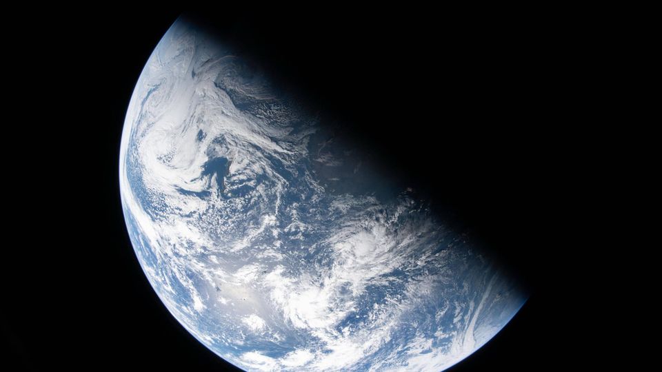 Earth View From NASA Orion Spacecraft