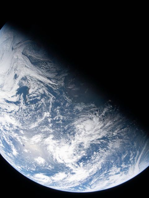 Earth View From NASA Orion Spacecraft