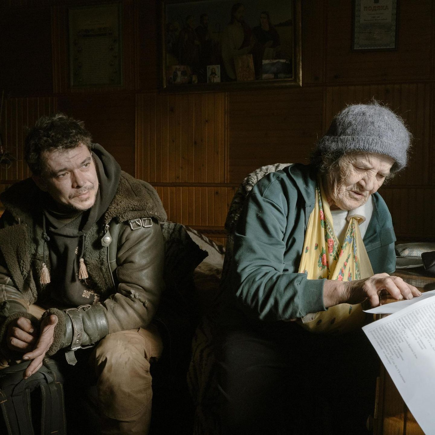 Vasylyna Lysak und Joe McDonald