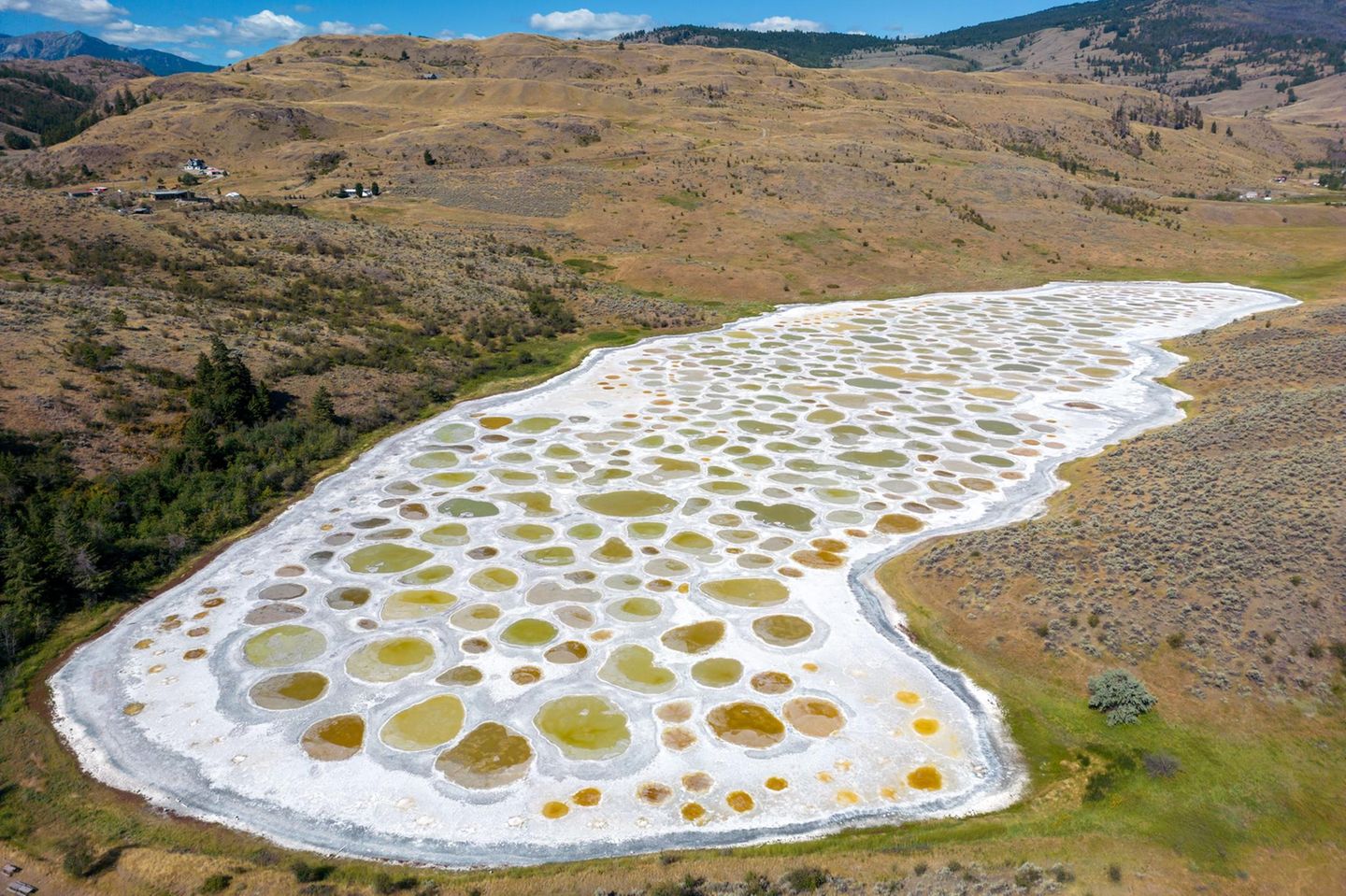 Khiluk See, der "Spotted Lake"