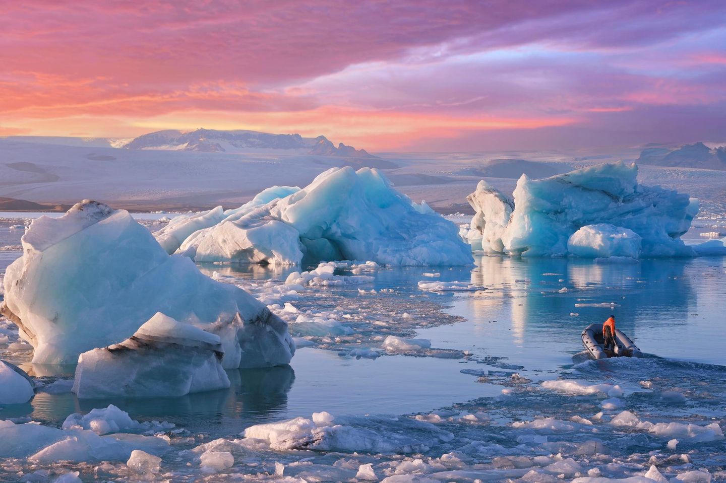 Jökülsárlon Gletscher auf Island