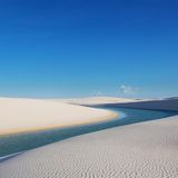Lagunen in der Wüste des Lencois Maranhenses Nationalpark, Brasilien