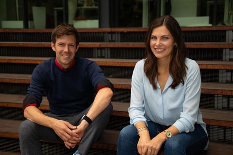 Maik Meuser (l.) und Clara Pfeffer (r.)