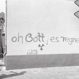 Graffiti "oh Gott, es regnet"