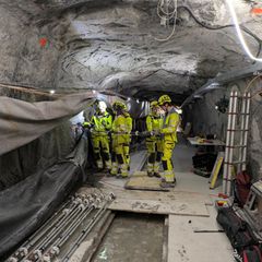 Das künstliche Erdbeben soll genau am Felslabor ausgelöst werden, bei dem hunderte Sensoren angebracht sind