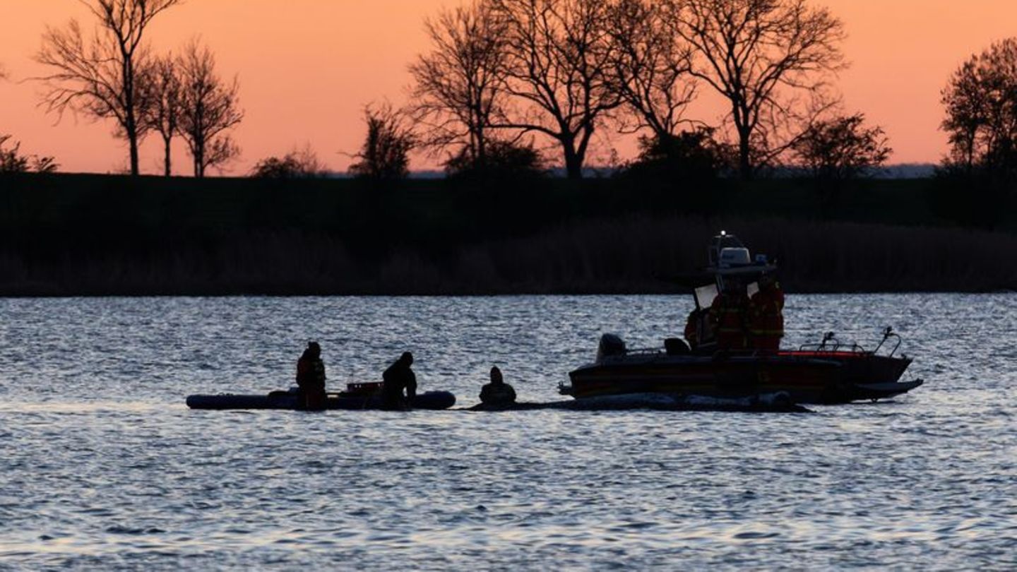 Retten oder nicht retten? Beim Umgang mit dem Wal sind viele Fragen offen. Foto: Marcus Golejewski/dpa