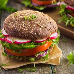 Veganer Vollkornburger