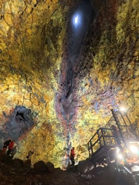 Magmakammer des erloschenen Vulkans