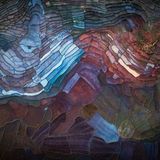 Wie auf Leinwand gemalt: Die ersten Sonnenstrahlen des Tages lassen die Reisfelder in Madagaskar in einer unglaublichen Farbenpracht erstrahlen.      Uwe Hasubek, 3. Platz in der Kategorie "Landschaften"        