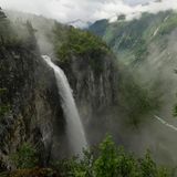 Vettissfossen-Wasserfall