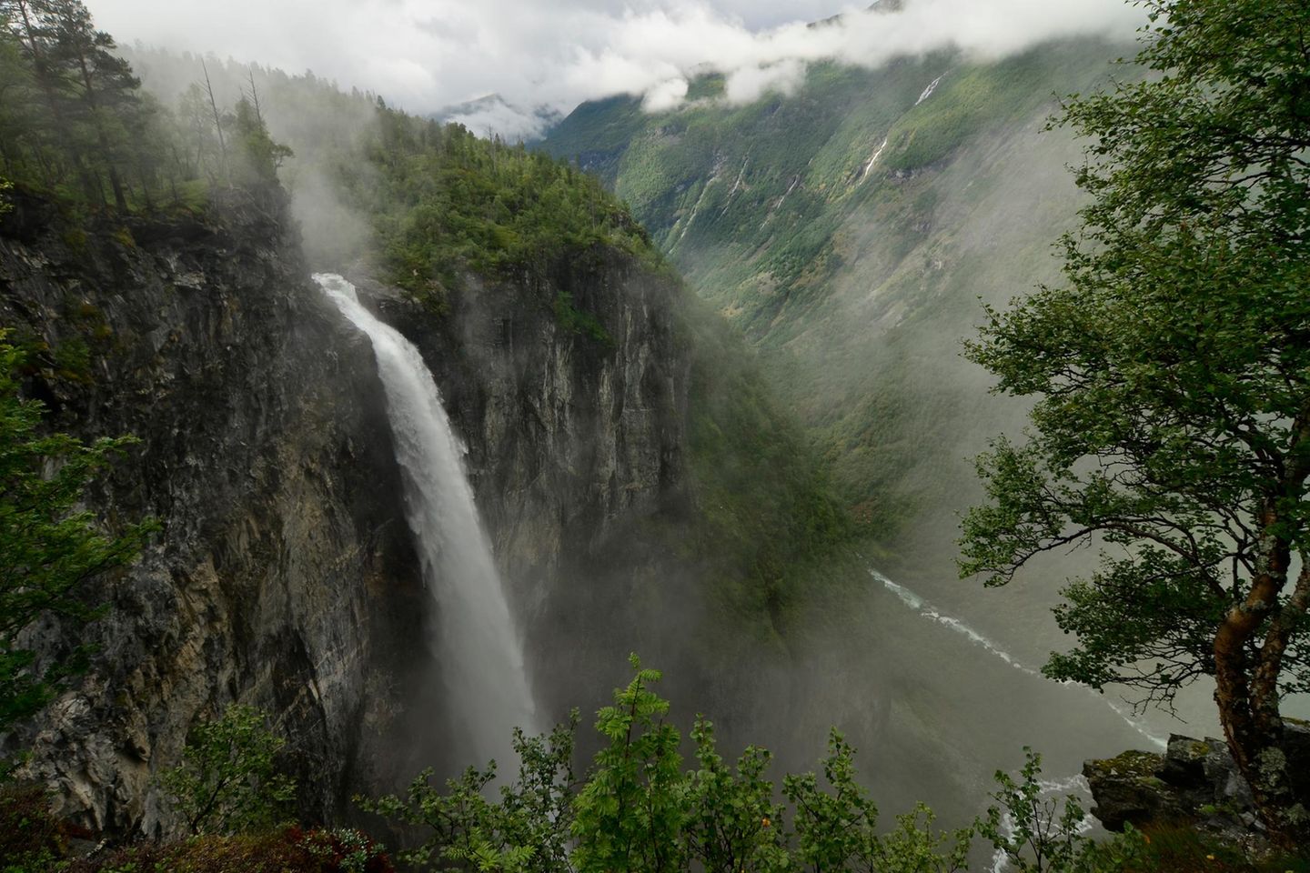 Vettissfossen-Wasserfall