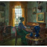 Harriet Backer, Lavenders, 1914