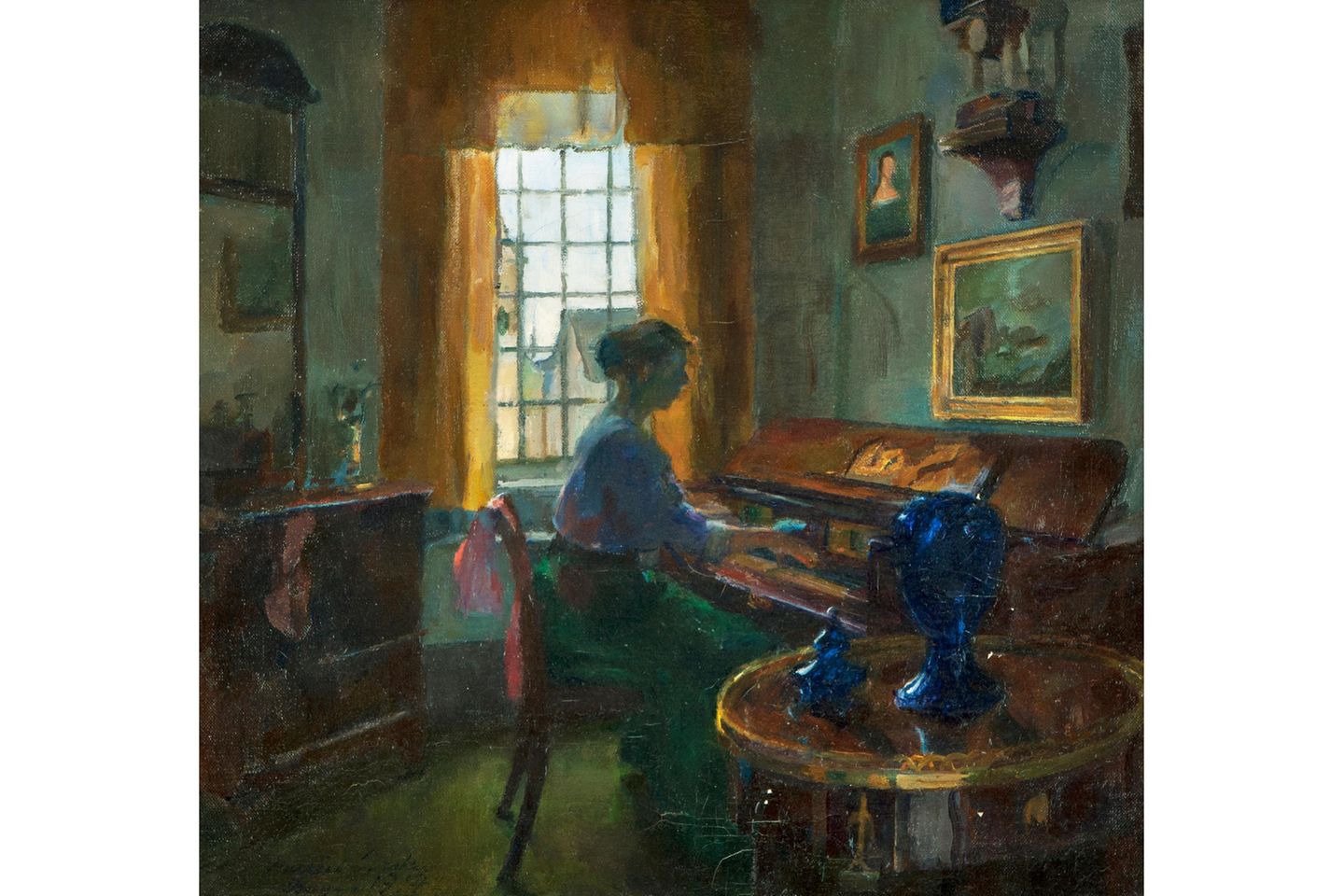 Harriet Backer, Lavenders, 1914