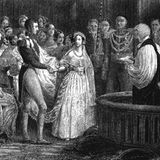 Altarszene von Königin Victoria und Albert bei ihrer Hochzeit 1840