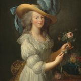 Marie Antoinette in einem Musselinkleid Ölgemälde auf Leinwand, 1783