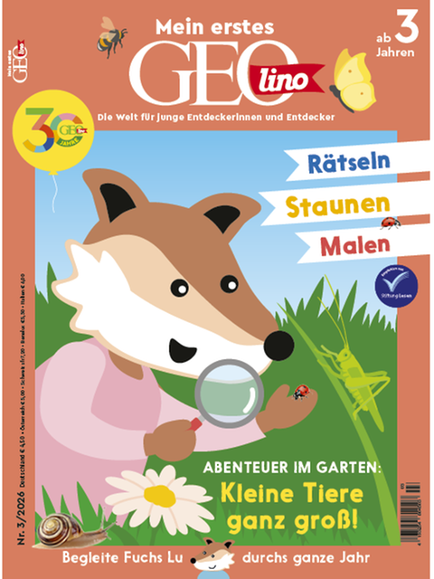 Mein erstes GEOlino 03: Abenteuer im Garten: Kleine Tiere ganz groß!