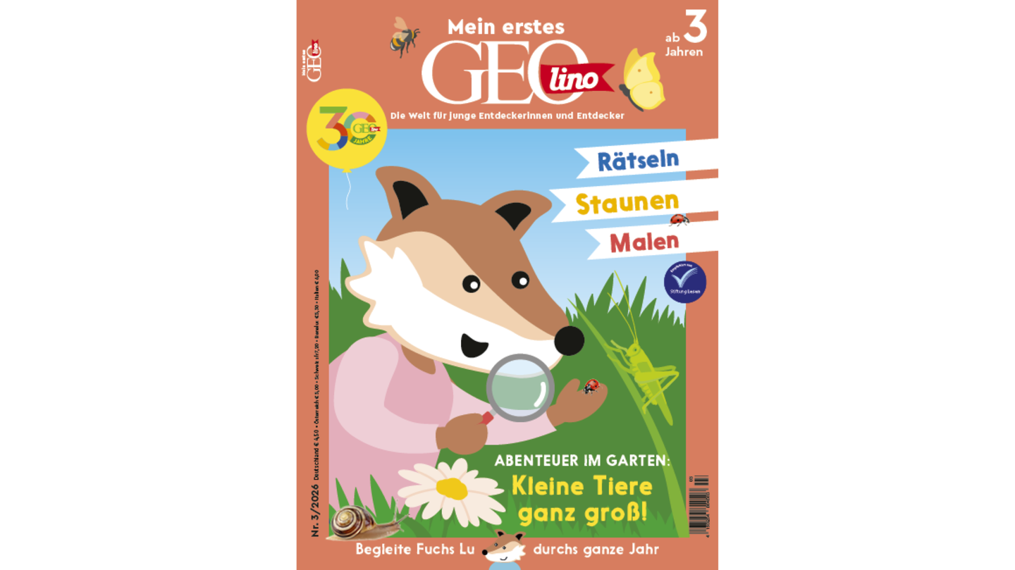Mein erstes GEOlino 03: Abenteuer im Garten: Kleine Tiere ganz groß!